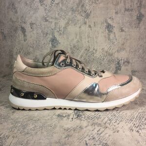 Attilio Giusti Leombruni Studded Leather Sneaker